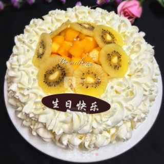 Fruit Cream Cake recipe