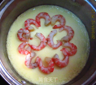 Shrimp Steamed Egg recipe