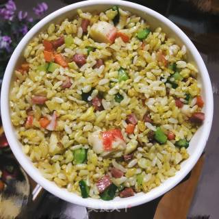 Fancy Egg Fried Rice recipe