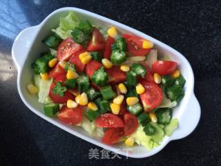 Seasonal Vegetables Assembled Eggs recipe