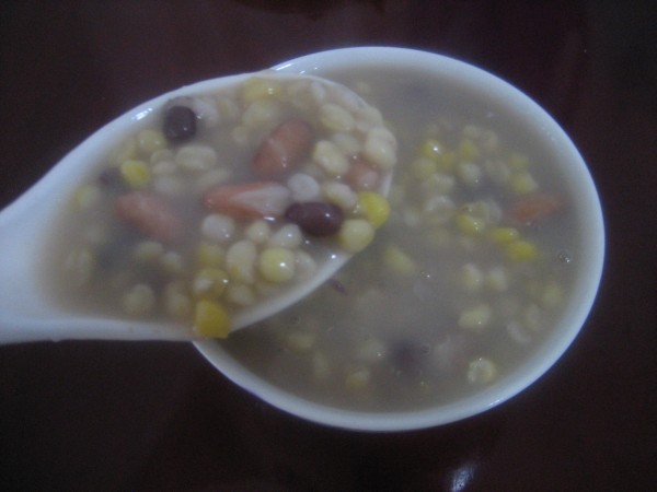 Bean Rice and Corn Ballast Congee recipe