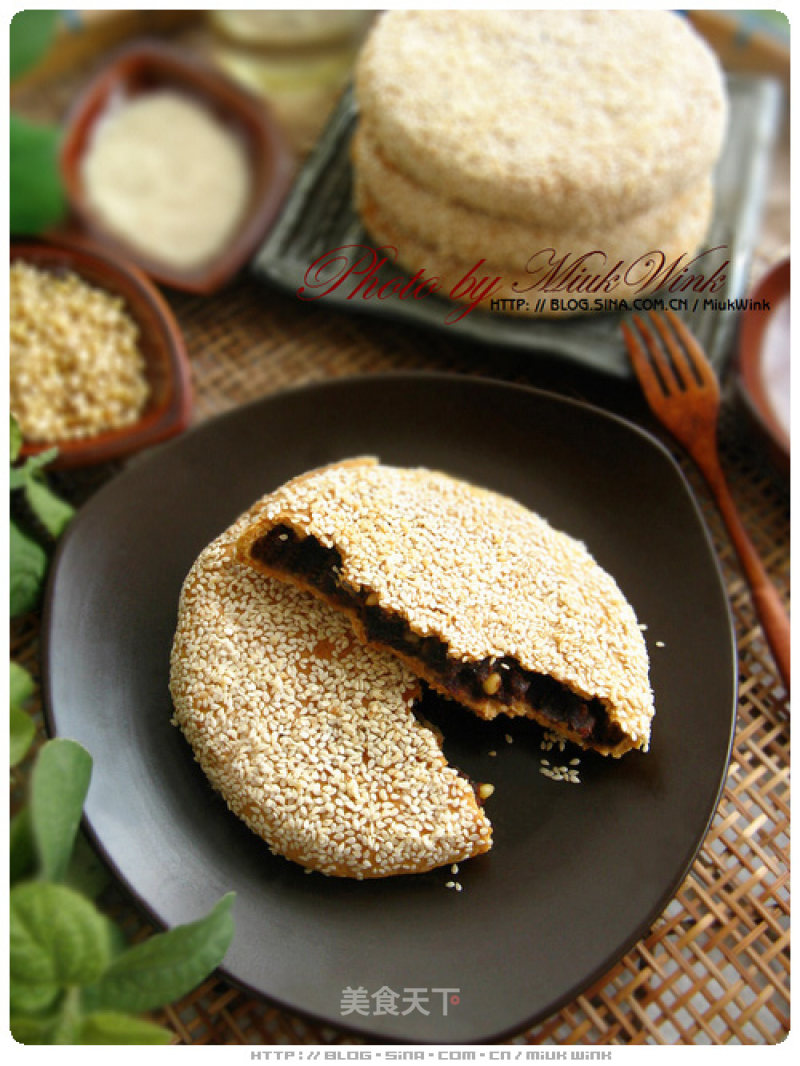 [homemade Pine Nuts and Jujube Sesame Cakes] Traditional Famous Spot in Suzhou recipe