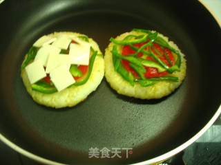 Pan Version Mini Rice Pizza recipe