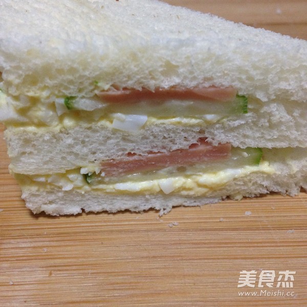 Egg Ham Sandwich recipe