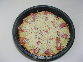 Pineapple Ham Pizza recipe