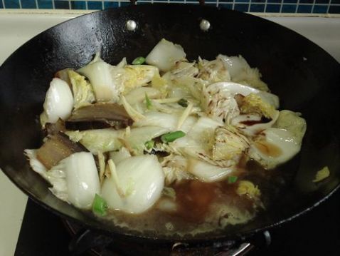 Braised Bacon with Chinese Cabbage recipe