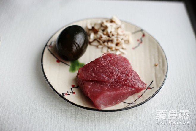 Congee with Preserved Egg and Lean Meat recipe
