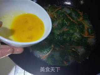 Three-color Spinach Soup recipe
