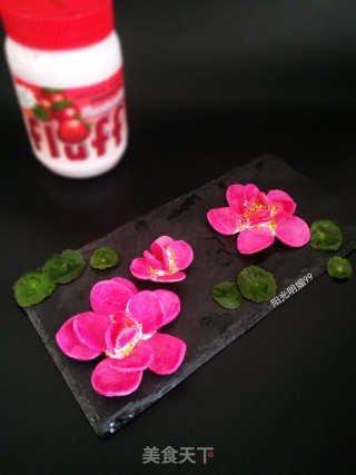 Fluff Marshmallow Water Hibiscus Biscuits recipe