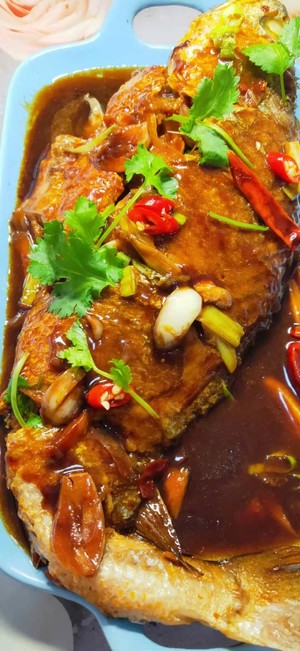 Braised Large Yellow Croaker 🐟 recipe