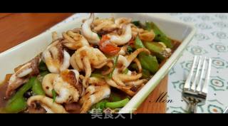 Stir-fried Cuttlefish with Beijing Sauce recipe