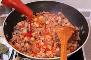 Stewed Beef Brisket with Tomatoes recipe