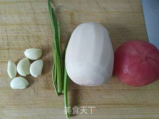 Cold Tomato Lotus Root Slices recipe