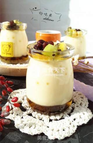 Caramel Red Bean Pudding recipe