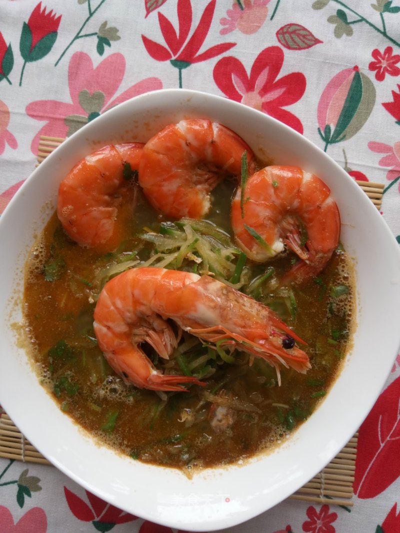 Shredded Radish Shrimp Soup recipe
