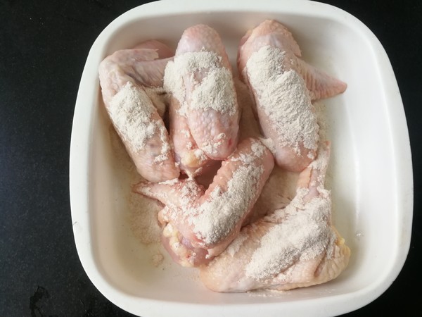 Oil-free Salt-baked Grilled Chicken Wings recipe