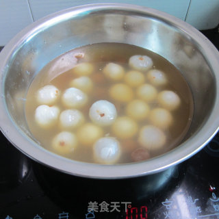 Longan and Lychee Boiled Tangyuan recipe