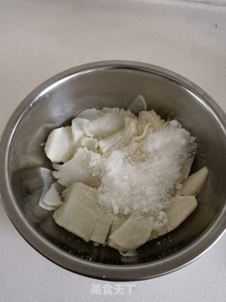 Sweet and Sour, Crisp White Radish recipe