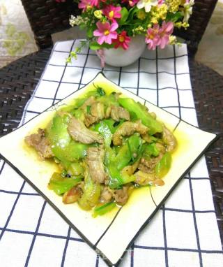 Stir-fried Duck with Bitter Gourd recipe