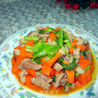 Carrot Fried Pork recipe