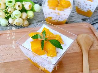 Mango Coconut Milk Sago recipe