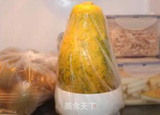 Papaya Coconut Milk Jelly recipe