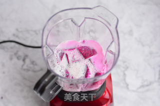 The Juice is Delicious Like This-dragon Fruit Milkshake recipe