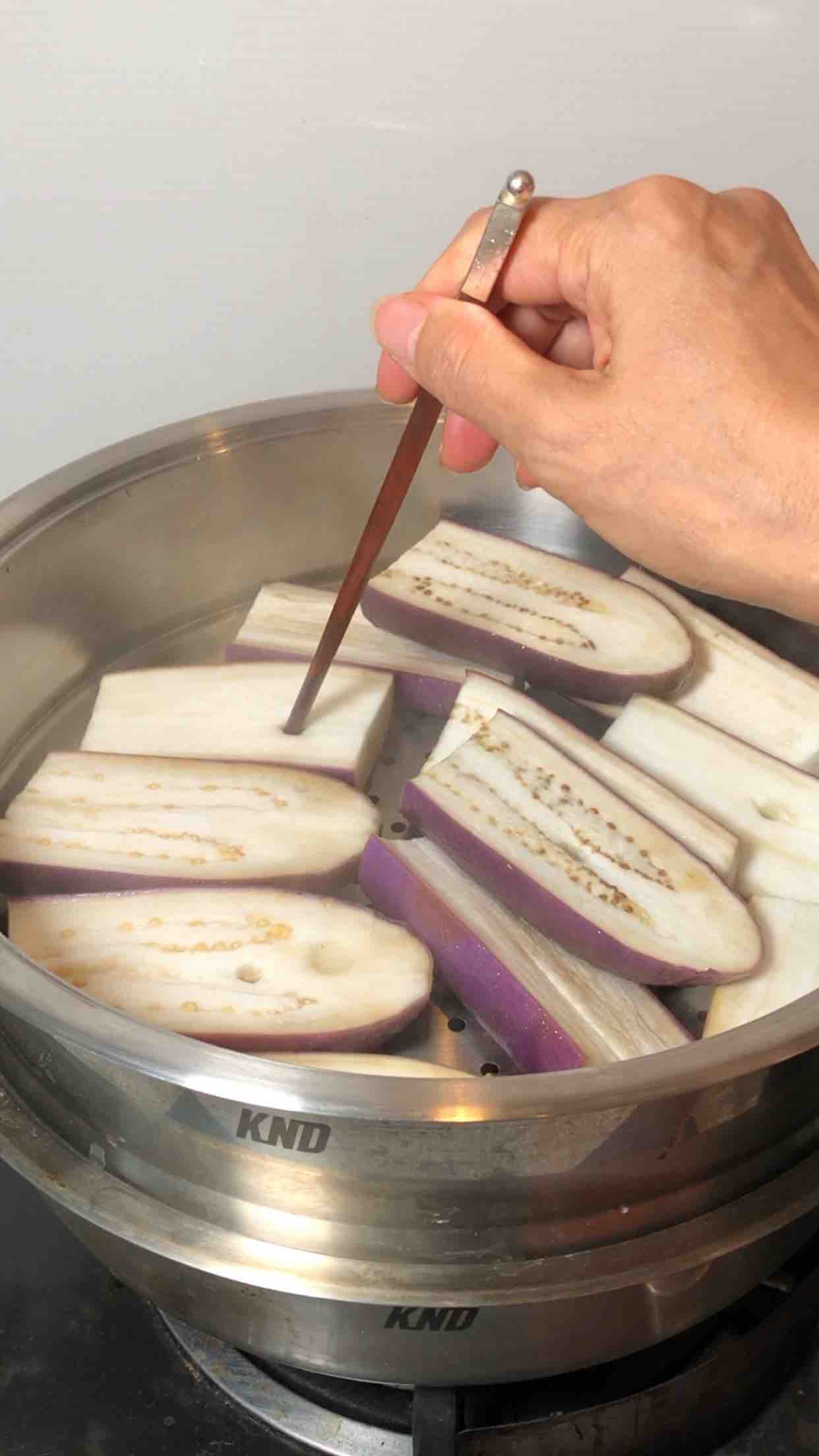 Eggplant with Minced Garlic recipe