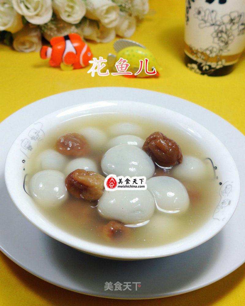 Lychee Boiled Dumplings recipe