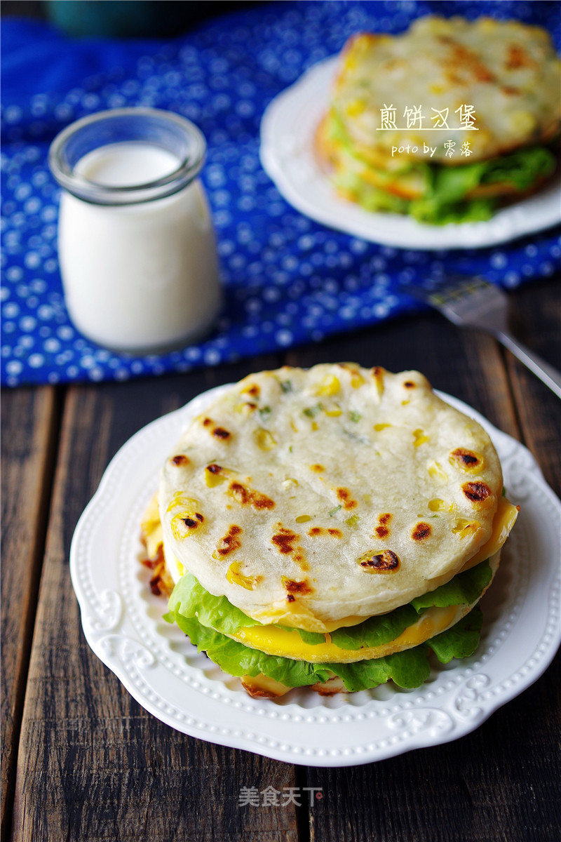 Pancake Burger recipe