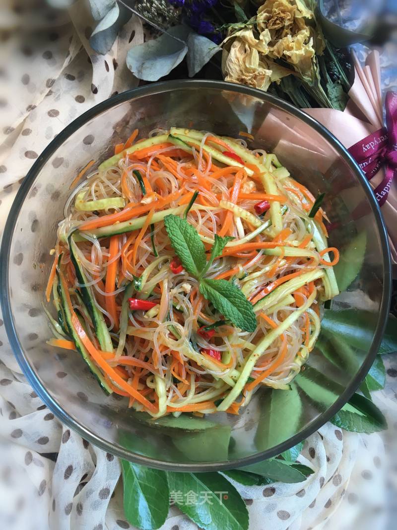 Carrots Mixed with Vermicelli recipe