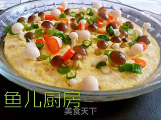 Double Mushroom Soup with Eggs and Tofu──private Dish of "fish Kitchen" recipe