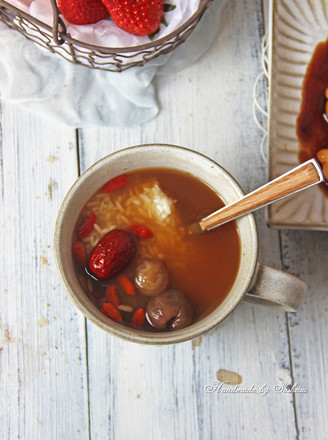 Ginger Soup with Red Dates and Longan
