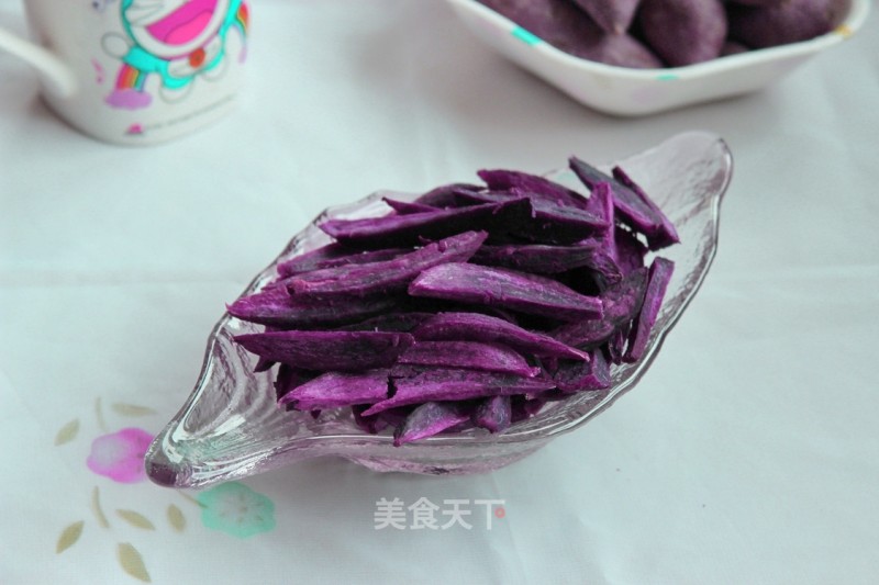 Roasted Purple French Fries recipe