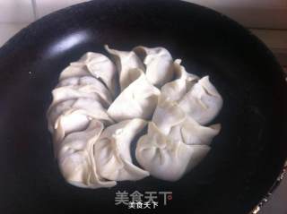 Three Fresh Pot Stickers with Egg Skin recipe