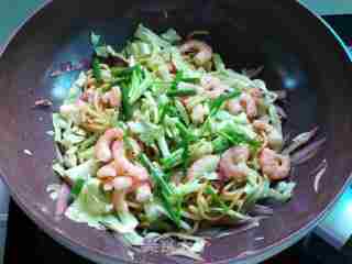 Fried Noodles with Shrimp recipe