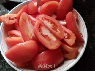 Stir-fried Tomatoes with Eggs and Shrimp recipe