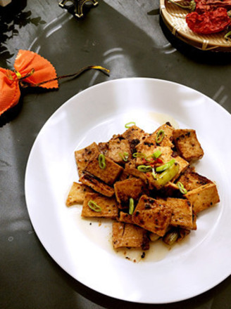 The Vegetarian Dish Tastes Like Grilled Meat-----black Pepper Thousand-page Tofu