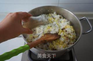 Potato Beef Fried Rice recipe