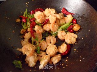 One Shrimp for Two (spicy Shrimp Ball & Salt and Pepper Shrimp Head) recipe