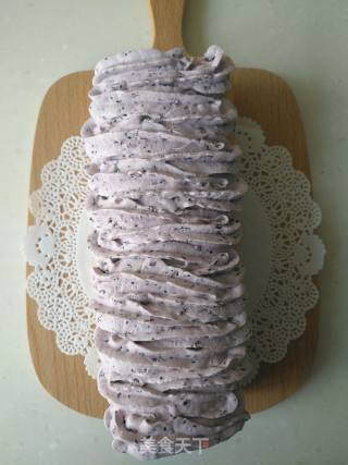Mulberry Cream Cake Roll recipe