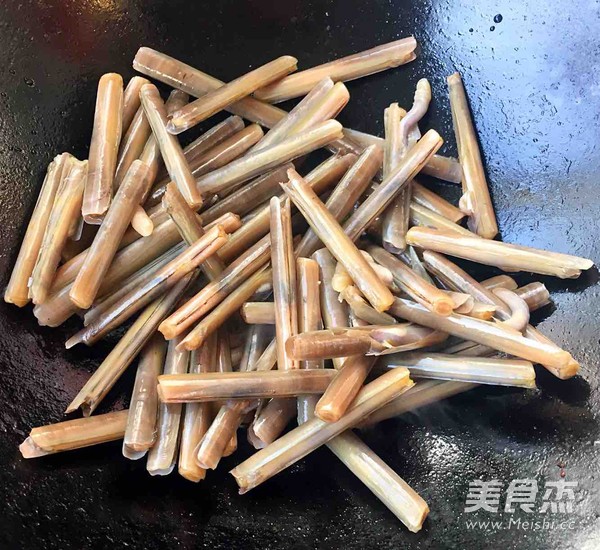 Spicy Fried Razor Clam recipe