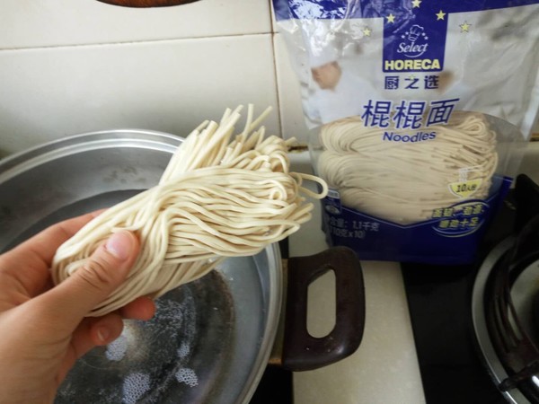 Five Minutes Quick Cold Noodles recipe