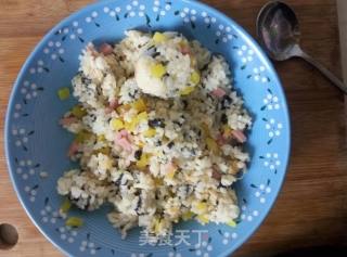 Pork Floss and Seaweed Rice Ball recipe