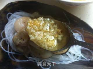 Steamed Scallops with Garlic Vermicelli recipe