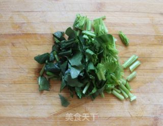 Food in Spring---【black Garlic Spinach Pasta】 recipe