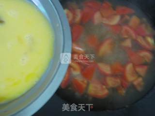 Tomato Egg Drop Soup recipe
