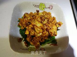 Spinach with Egg Sauce recipe