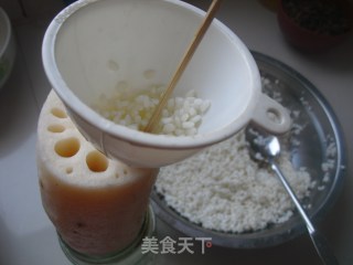 Honey Glutinous Rice Lotus Root recipe