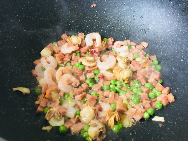 Seafood Fried Rice recipe